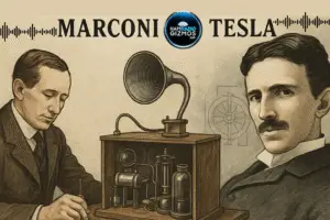 Who REALLY Invented Radio? Title Visual for Ham Radio Gizmos post.